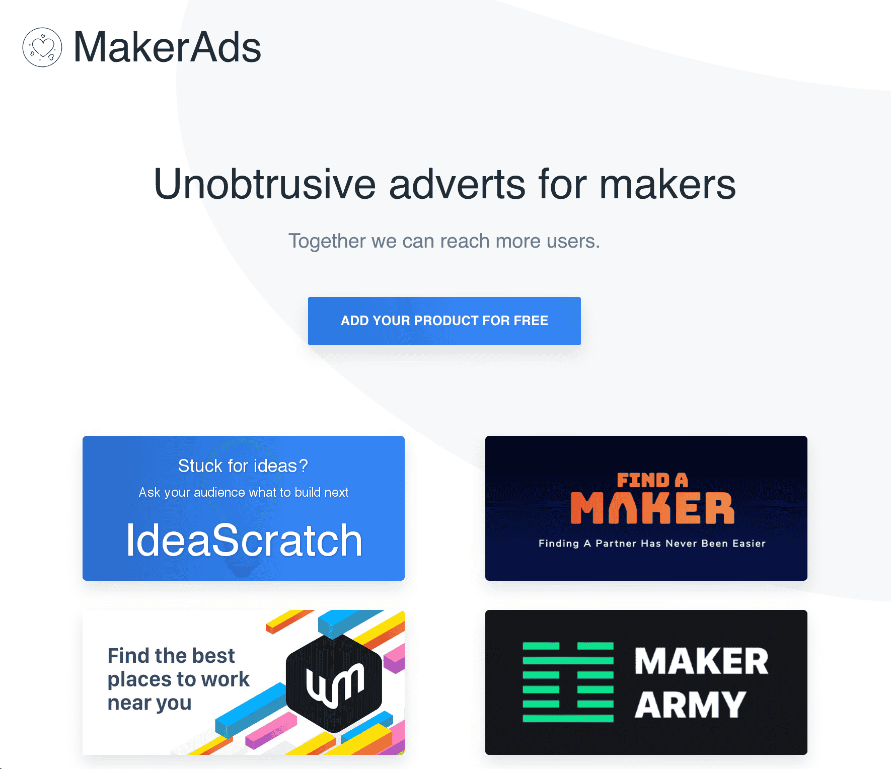 MakerAds Website
